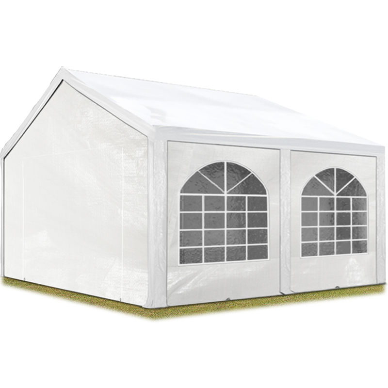 Tendone per feste 3x5 m Gazebo party per sagre, mercati pe 450 n bianco