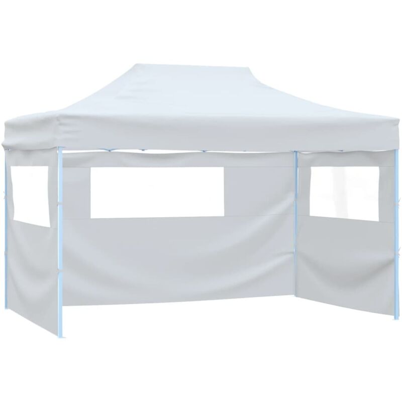 Vidaxl Tendone Per Feste Pieghevole Con 3 Pareti 291x413x315 Cm