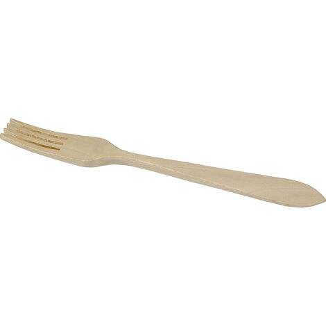 TENEDOR MADERA 30 cm //