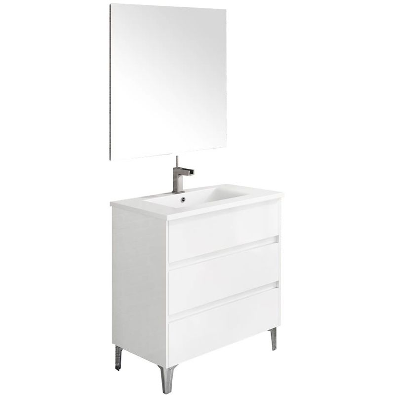 

TENERIFE Conjunto mueble de baño Blanco 80 cm