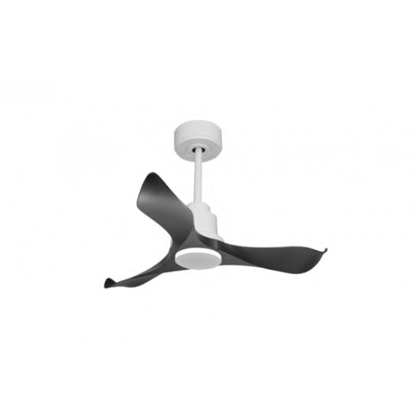 Tenerife de KlassFan - Super destratificateur et ventilateur DC 106 cm Blanc pales graphite sans Lumière idéal 10 à 20 m²