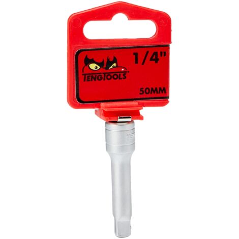 Teng 1/4in Drive Extension Bar 50mm 2in Satin Finish TENM140020