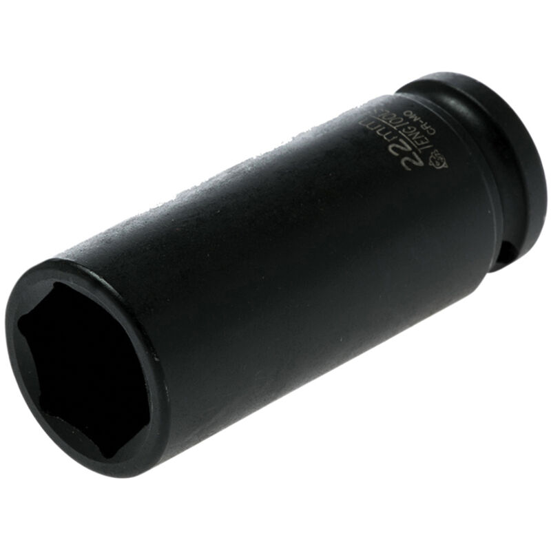 Deep Impact Socket Hexagon 6 Point 1/2in Drive 22mm TEN920622N