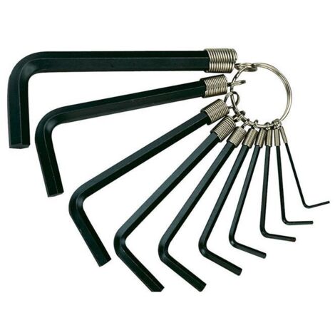 Teng Imperial Hexagon Key Set on Ring, 10 Piece (1/16-3/8in) TEN1424