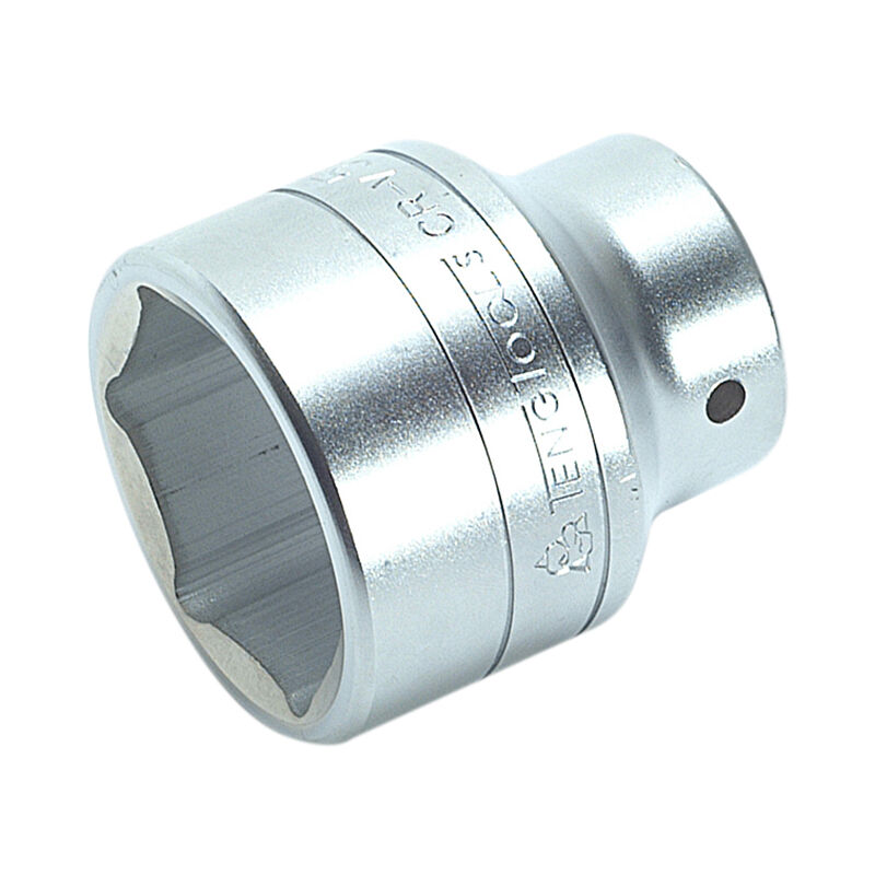 Teng 50mm 3/4in Drive Hexagon Socket Standard Length Satin Finish TENM340550