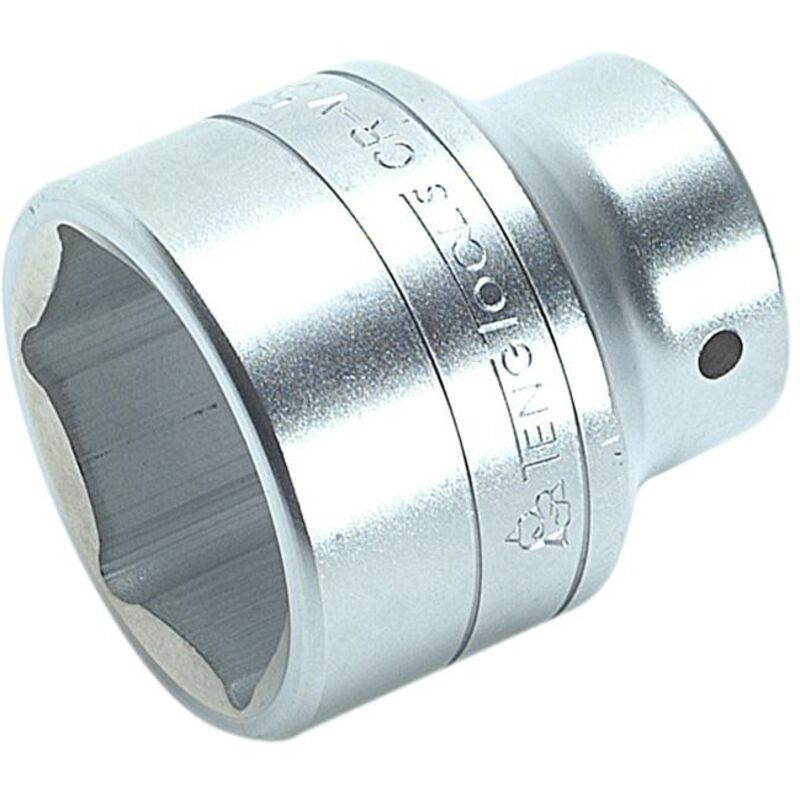 Teng 50mm 3/4in Drive Hexagon Socket Standard Length Satin Finish TENM340550