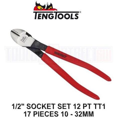 Teng MB442-8 Mega Bite Heavy-Duty Side Cut Pliers 200mm (8in) TENMB442