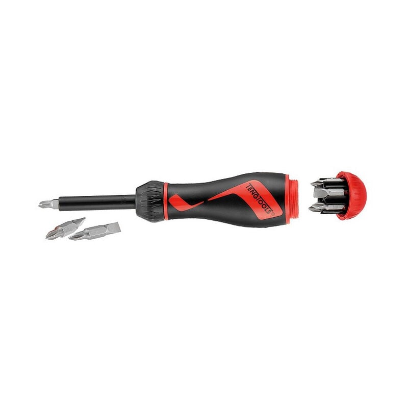 Teng MDR915 8 Pieces Ratchet Screwdriver Set with Double Ended Bits
