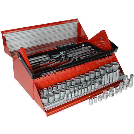 TENG TOOLS Teng TC187 Mega Rosso Tool Kit Set of 187 1/4 3/8 & 1/2in TENTC187