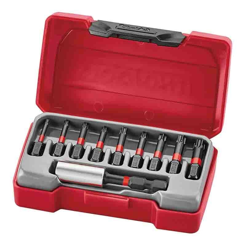 Tengtools - Set de perceuses à percussion, tx, 10 pièces 269850103