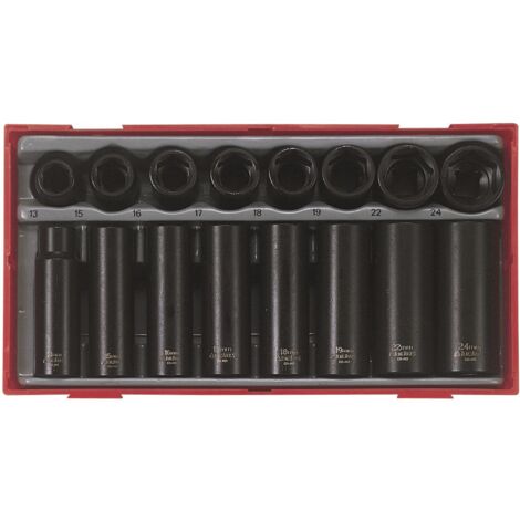 Teng Tools 16-teiliger 1/2"-Vierkantschaft-Maschinensteckschlüsselsatz