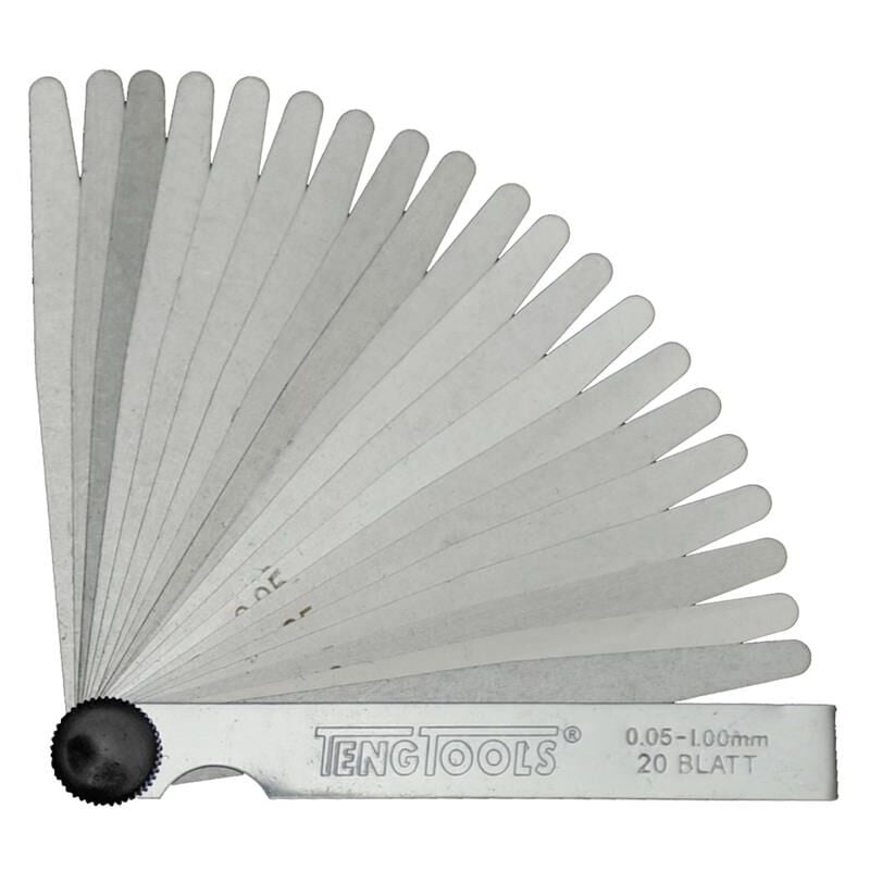 Image of Plattenfühlerlehren 0,05–1,00 100 mm - Teng Tools
