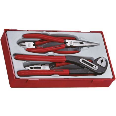 TENG TOOLS TT440 4-Piece Mega Bite Plier Set 6 inch, 7 inch, 8 inch & 10 inch