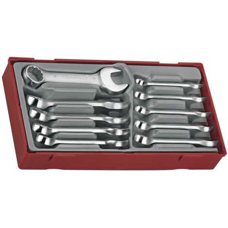 Teng Tools TT6010M 10-Piece Midget Combination Spanner Set Metric