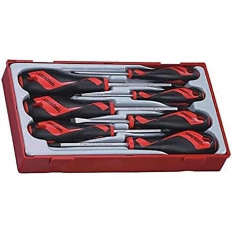 Teng TT917N TT917 Mega Screwdriver Set, 7 Piece TENTT917