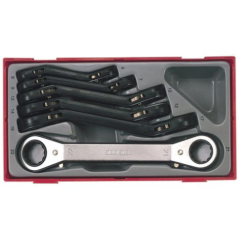 Teng TTRORS - Set di chiavi a cricchetto, 6 pz.