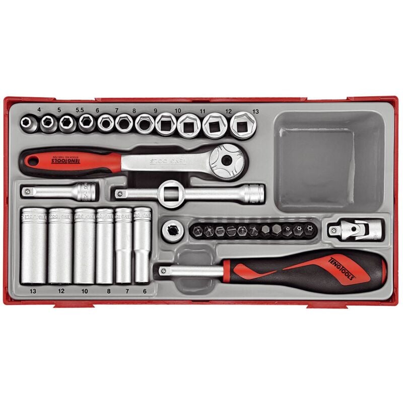Image of Teng Tools TT1435 1"-Steckschlüsselsatz mit Vierkantschaft