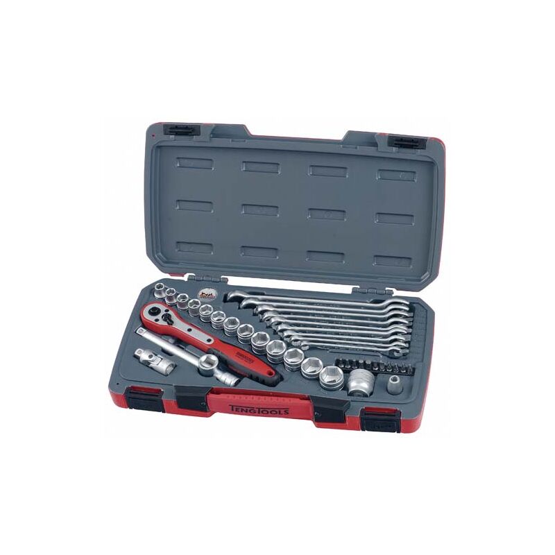 Tengtools - Steckschlüssel-satz, 3/8, Kombi, T3840, 40-teilig 167280106