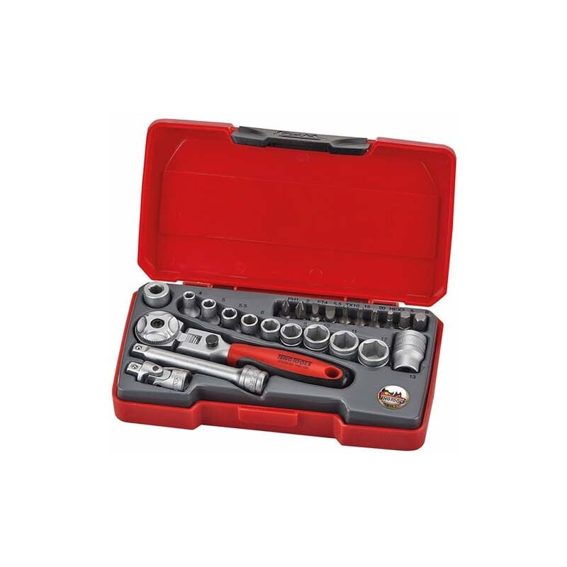 Jeu de douilles articulées, T1424S, 24 pièces TENGTOOLS 186901005