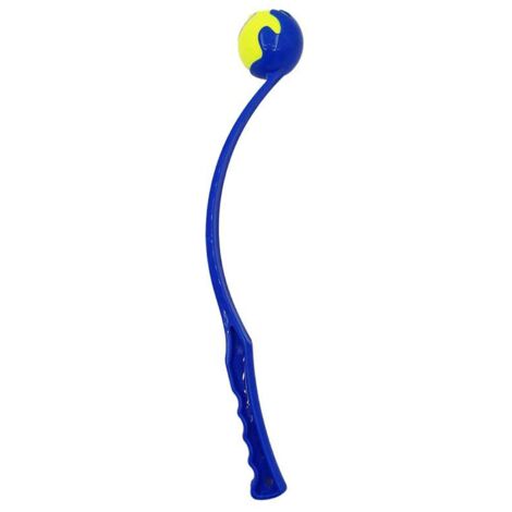 Tennis Ball Launcher for Dogs, Interactive Dog Toys with Dog Ball Launcher with Ergonomic Handle  Handheld Ball Launcher for Fetch Game