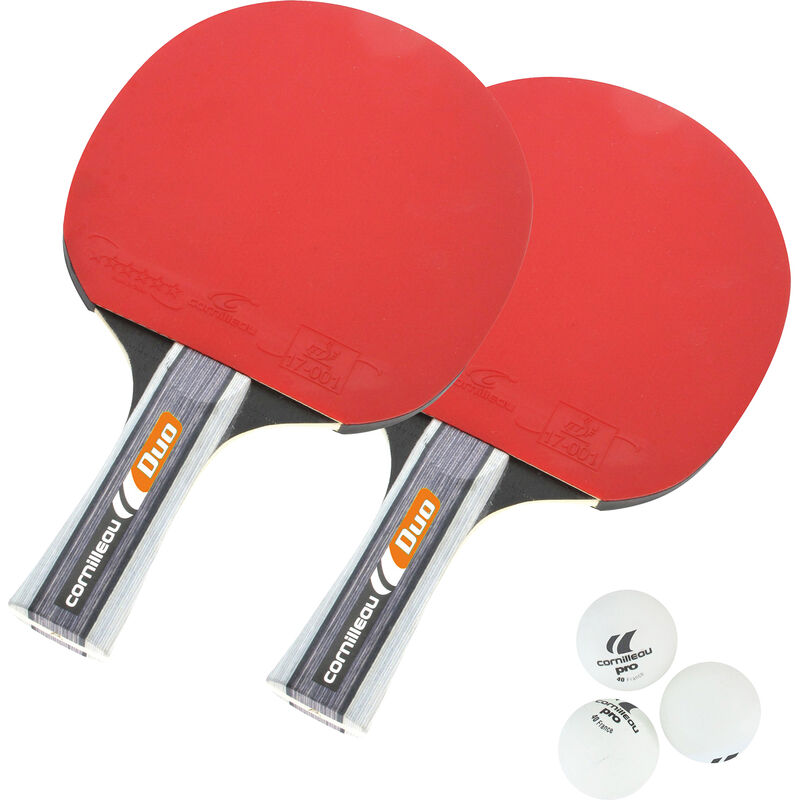Les tasses de tennis de table de paquet de duo de sport - Rood