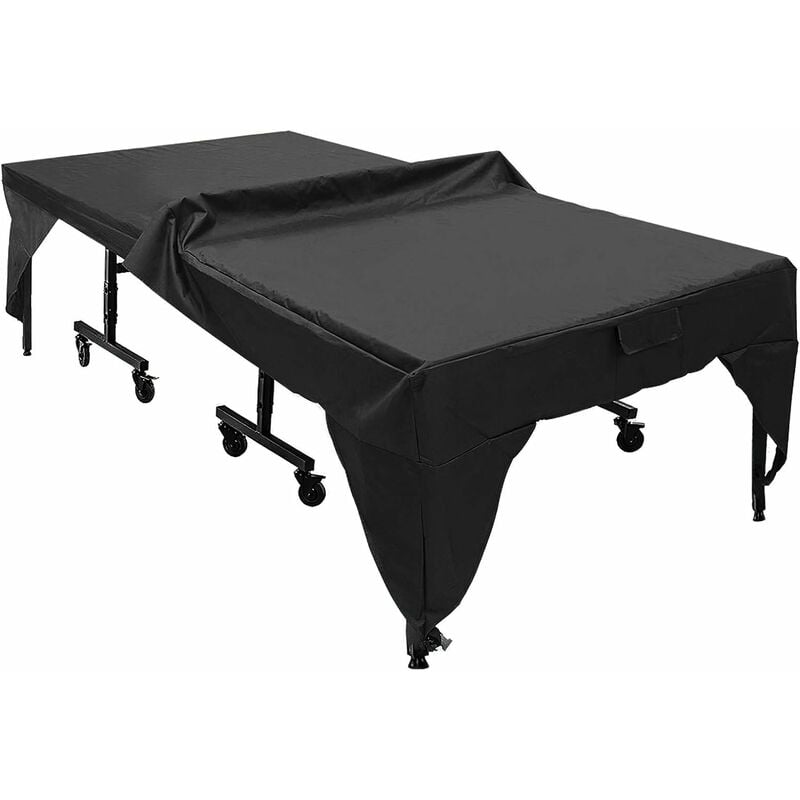 Tennis De Table Couverture De Table pour Intérieur Et Extérieur Noir 280x153x73cm