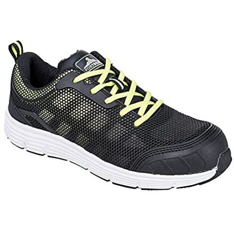 Tennis Tove Steelite S1p Colore: Nero/Verde Taglia 40 - Portwest
