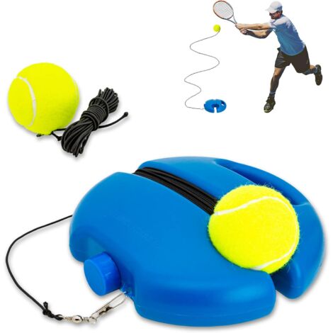 COAVAS Tennis trainer rebound ball, solo tennis training equipment for self-training, portable tennis training tool, tennis rebound kit, including 1 string ball, suitable for beginner sports exercises