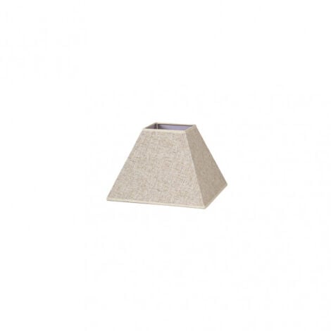 SENKO Tenorio abat-jour pyramide e27 lin beige 20dx10dx15h