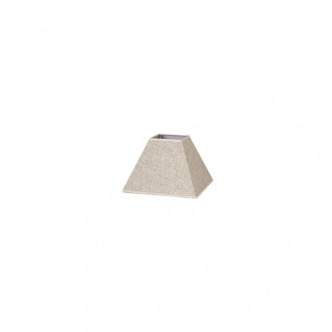 Tenorio Pyramide Lampenschirm e27 Leinen beige 15dx8dx11h
