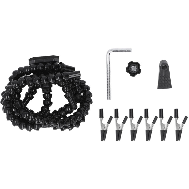 Image of TENP Dritter Hand Hilfsarm, flexible Y-Form 5 Lötkrallen Druckfeste Hilfshände für Leiterplatten.