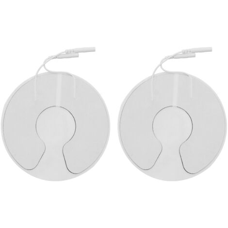 TENS-Brustelektroden, 11 cm, 2er-Packung für Elektrostimulation und Muskelmassage