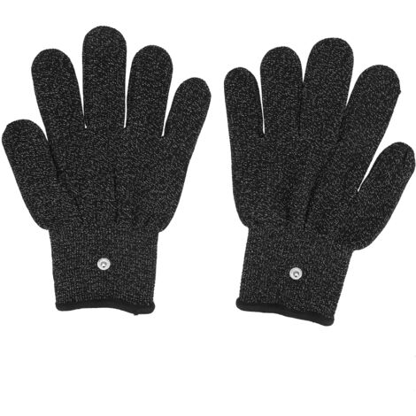 TENS-Elektrotherapie-Handschuhe – Antistatische Massage-Elektrodenhandschuhe (Größe S, 19 cm)