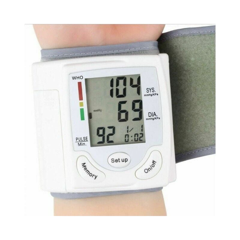 SNQ - Tensiomètre au poignet - Tensiomètre intelligent professionnel, détection automatique de l'hypertension, détection des battements cardiaques