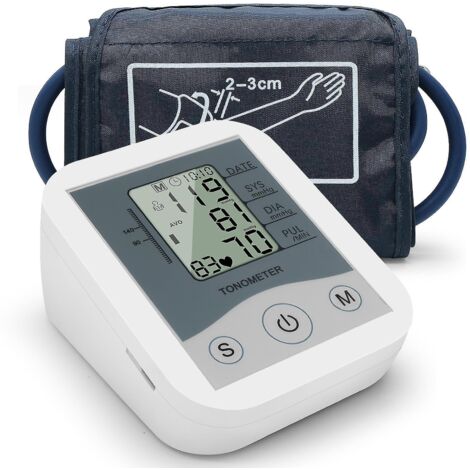 Tensiomètre électronique portable à brassard avec écran LCD, mesure précise - Type D