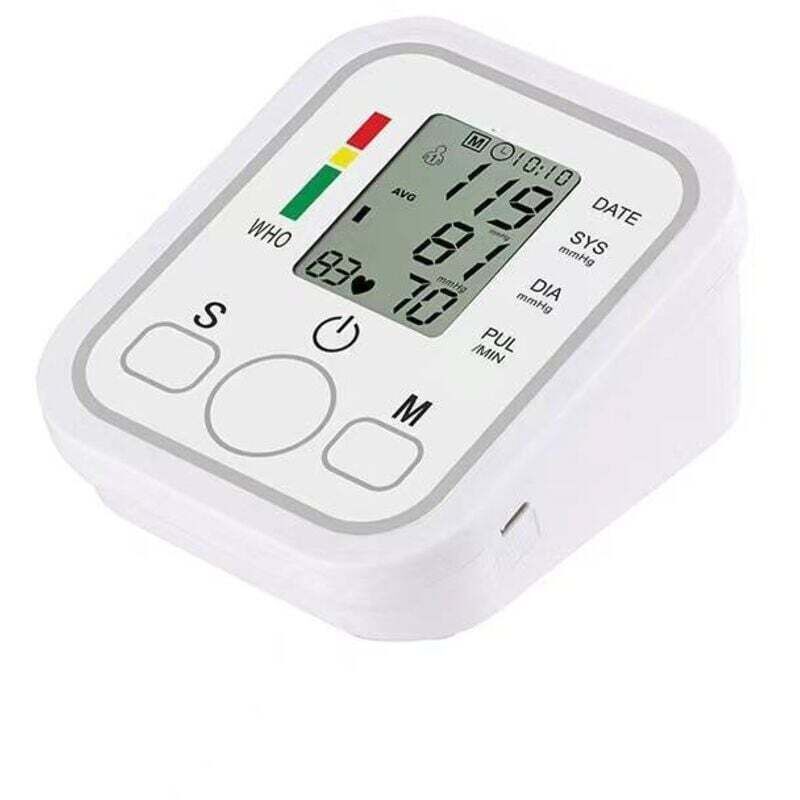 Tensiomètre électronique Portable, Type brassard domestique, sphygmomanomètre avec écran LCD, mesure précise
