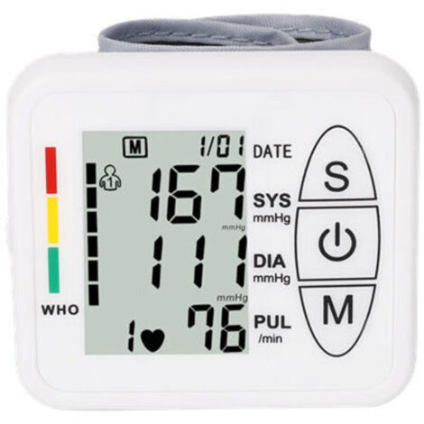 Tensiomètre électronique professionnel au bras, tensiomètre à brassard intelligent et précis, détection automatique de l'hypertension, arythmie, pouls, brassard réglable