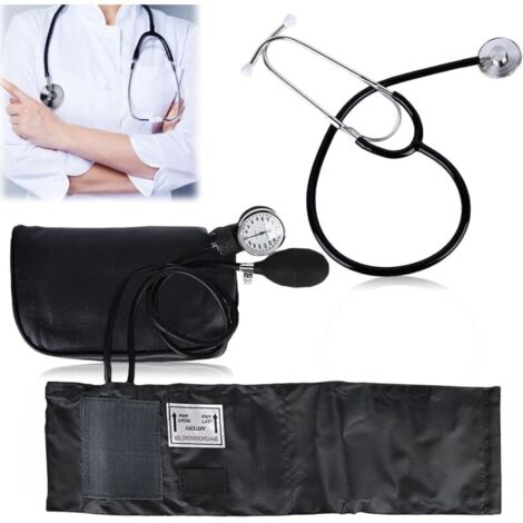 Tensiomètre manuel avec stéthoscope et brassard, kit Bp classique avec sac de transport