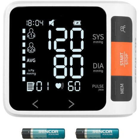 Tensiometre numérique - SENCOR - SBD 0900WH - Blanc