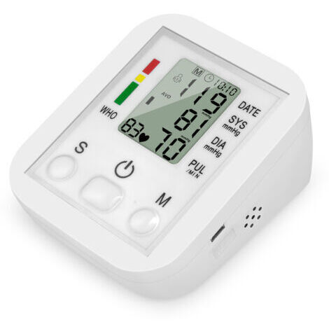 Tensiomètre Portable et domestique, Type brassard, écran LCD, mesure précise