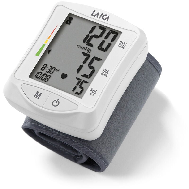 EDM - Tensiomètre numérique au poignet, BM1006, blanc Laica 85761