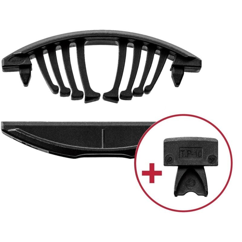 

Caja 300 Uds - Conector Tenso P-10 Con Clip Precarga - Negro