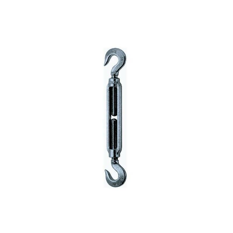Tensor 2 ganchos muere LEVAC - Coeff.4 - Ø 14 mm - CMU 420 kg - 5326D