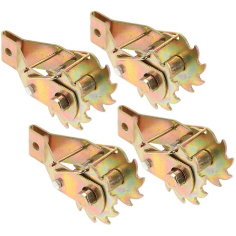 Tensor de cable de acero inoxidable de 4 piezas con engranajes para cercas de alambre.