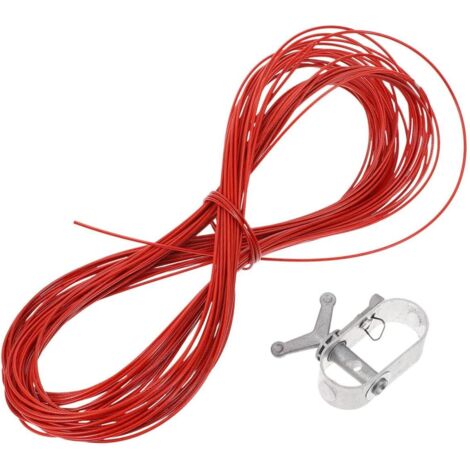 Tensor de cable para cubiertas de piscinas de invierno con kit de cabrestante y práctico para asegurar las cubiertas de piscinas elevadas: herramienta fácil de usar para el mantenimiento.