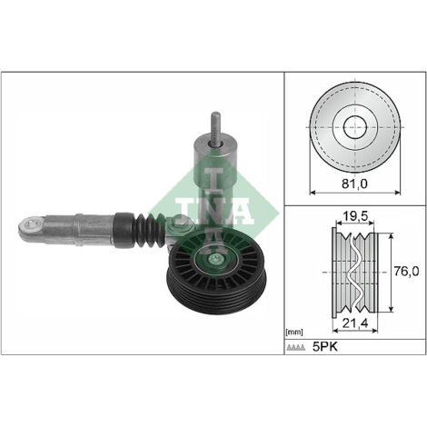 Tensor de correa trapezoidal 534001410 INA