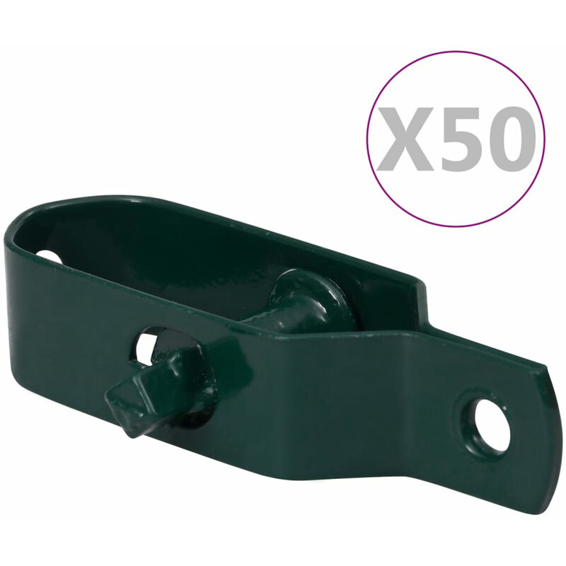 

Tensores de alambre para valla 50 uds acero verde 90 mm