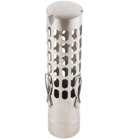 Tent Chimney Pipe Cover Weatherproof Ventilation Stainless Steel Stove Pipe Rain Cap for Outdoor Camping