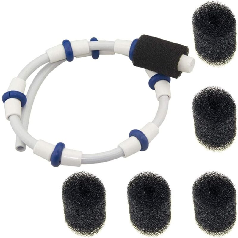 Fitags - Tentacule complète Adaptable pour Polaris 280 380 180 Tuyau de Balayage B5 Queue + 5 mousses + 1 Pinces de Fixation