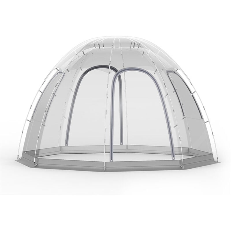 Tente à Bulles Dôme, 3,6 m, Abri de Camping Extérieur avec Fenêtre Transparente, Couverture en pvc, Tente Igloo de Jardin Imperméable pour Camping,